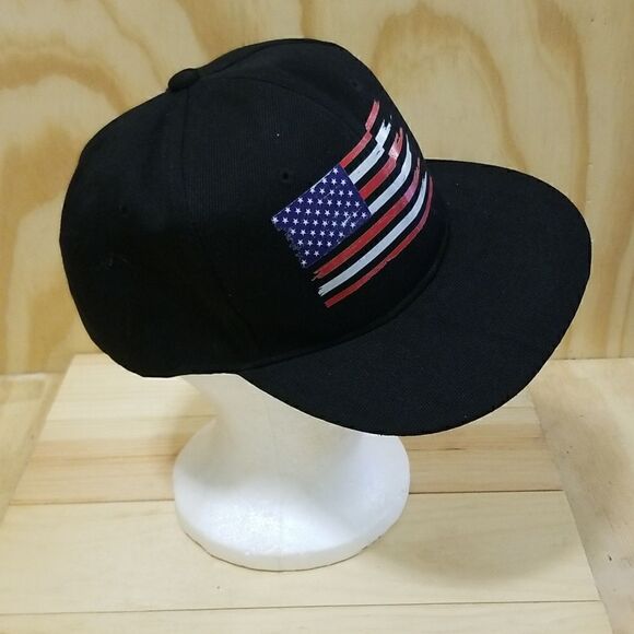 Vintage USA flag rustic Snapbaback hat Unisex - Picture 5 of 7